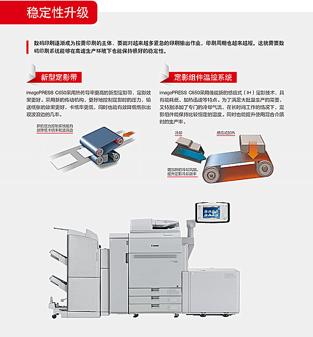 佳能650印刷机-稳定性升级